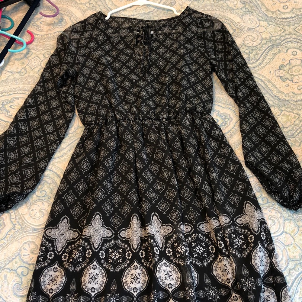 Long sleeve fall dress